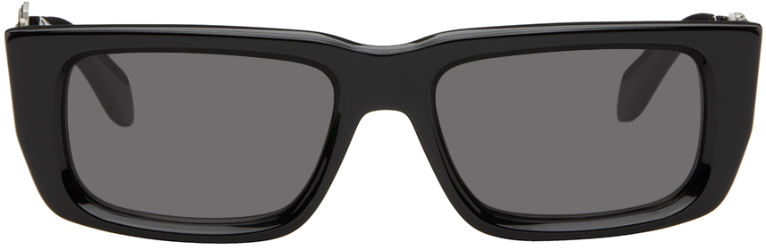 солнцезащитные очки серый черный Черные солнцезащитные очки Milford Palm Angels, цвет Black/Dark gray
