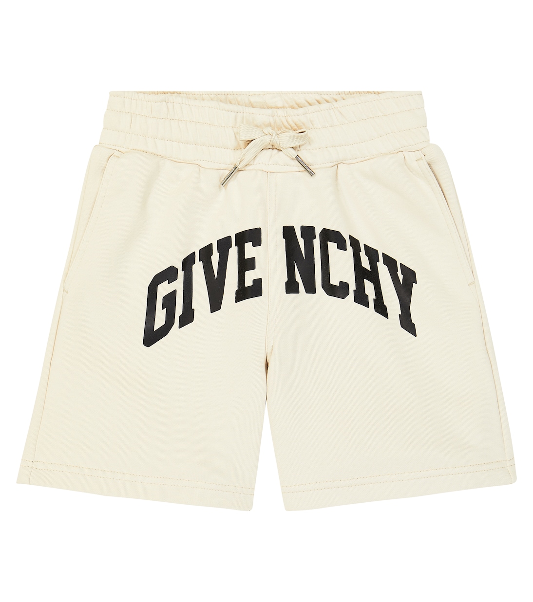 Шорты из хлопкового джерси с логотипом Givenchy, белый