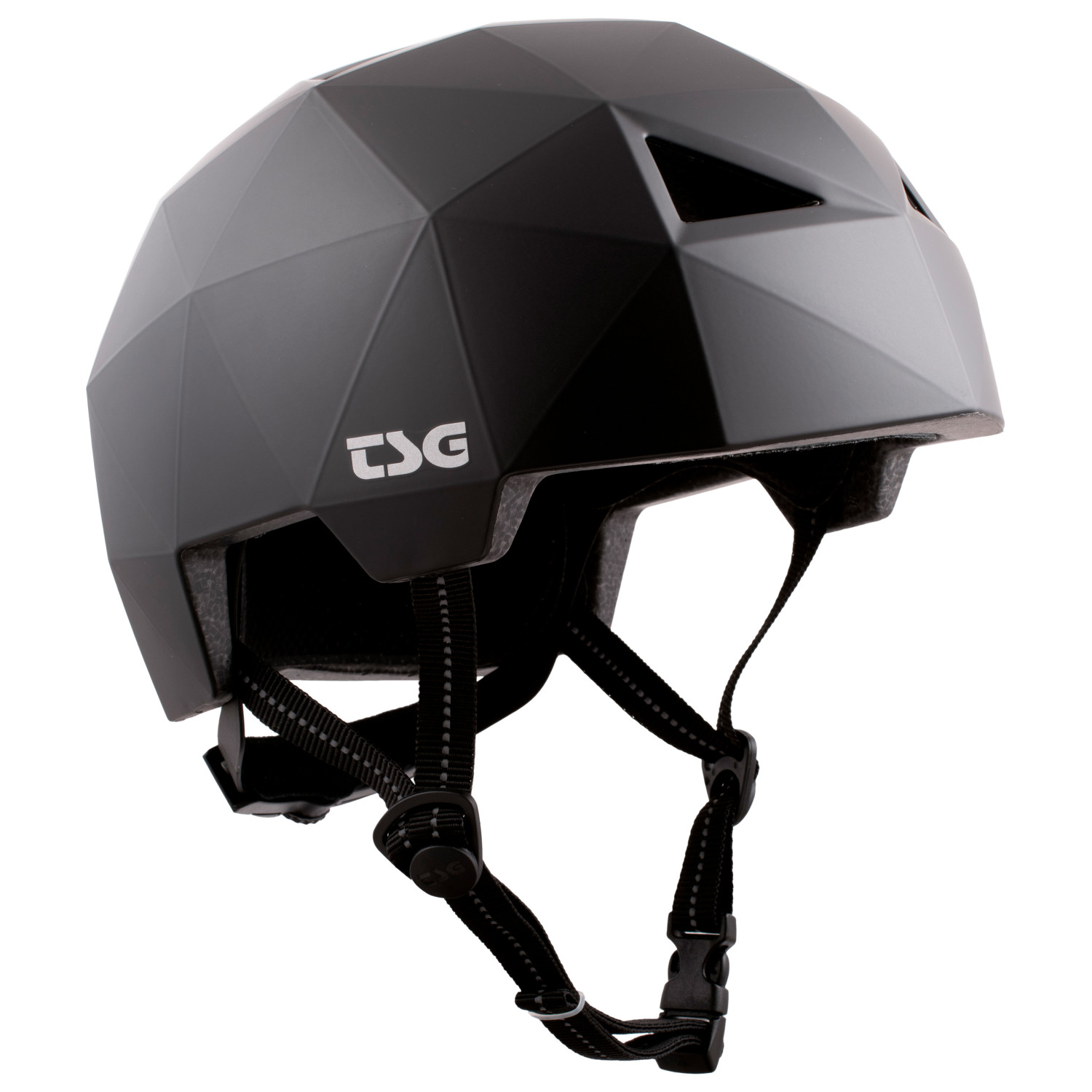 Велосипедный шлем Tsg Geo Solid Color, цвет Satin Black