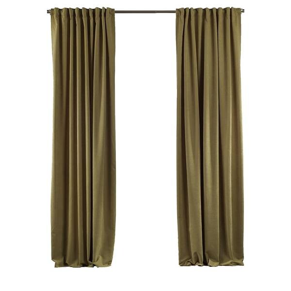 

Бархатная штора Puude Home Design 1Stück XLang OGrün 140*275, 25x1x140 см, зеленый