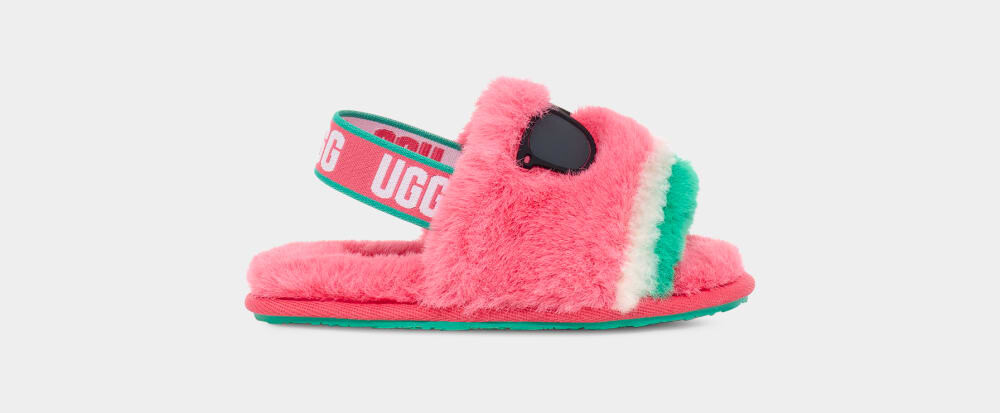

Тапочки Fluff Yeah Watermelon Stuffie UGG, красный
