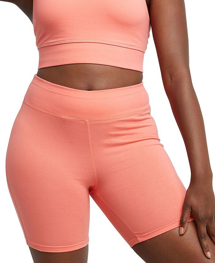 

Женские велосипедки из эластичного джерси Originals с высокой посадкой Hanes, оранжевый