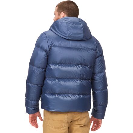 цена Куртка-пуховик Guides с капюшоном – мужская Marmot, цвет Storm