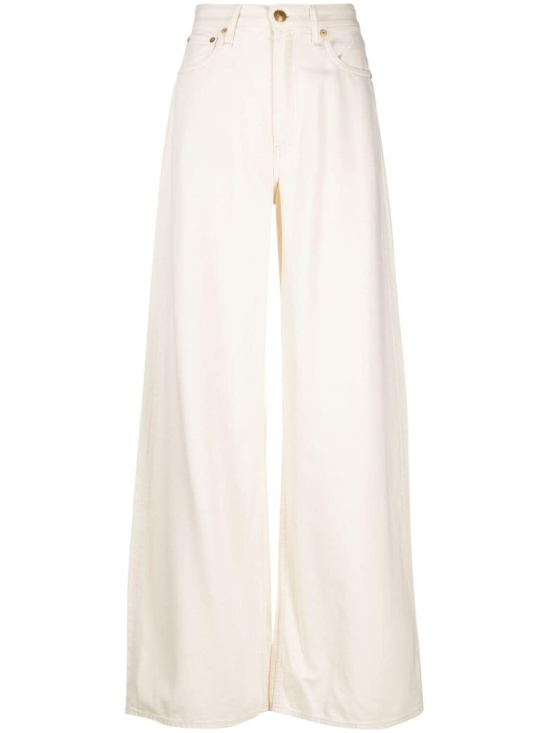 

Rag & bone широкие джинсы Featherweight Sofie, нейтральный цвет
