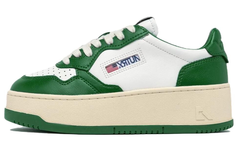 

Кроссовки AUTRY Medalist Skateboarding Shoes Women's Low-top White/Green, зеленый