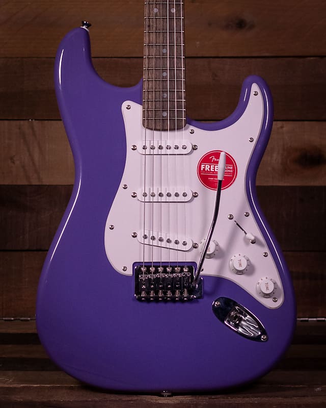 Электрогитара Squier Sonic Stratocaster, Laurel FB, Ultraviolet фотографии