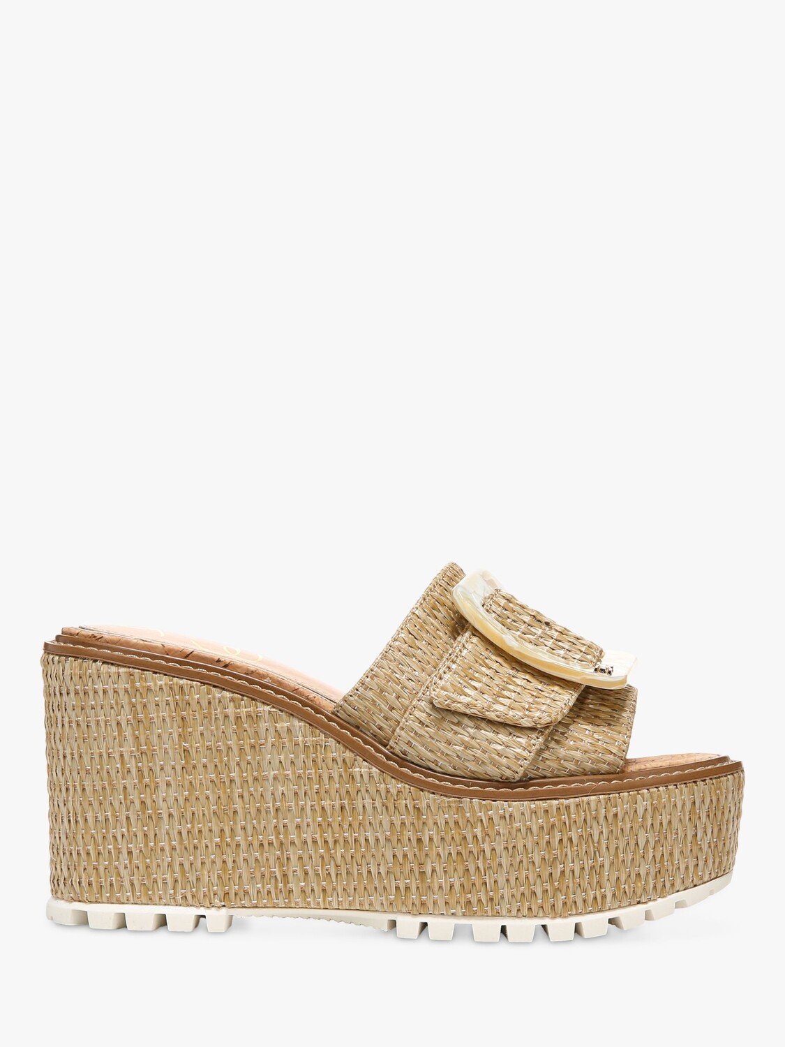 

Сандалии Sam Edelman Livi на танкетке, Cuoio, натуральный цвет