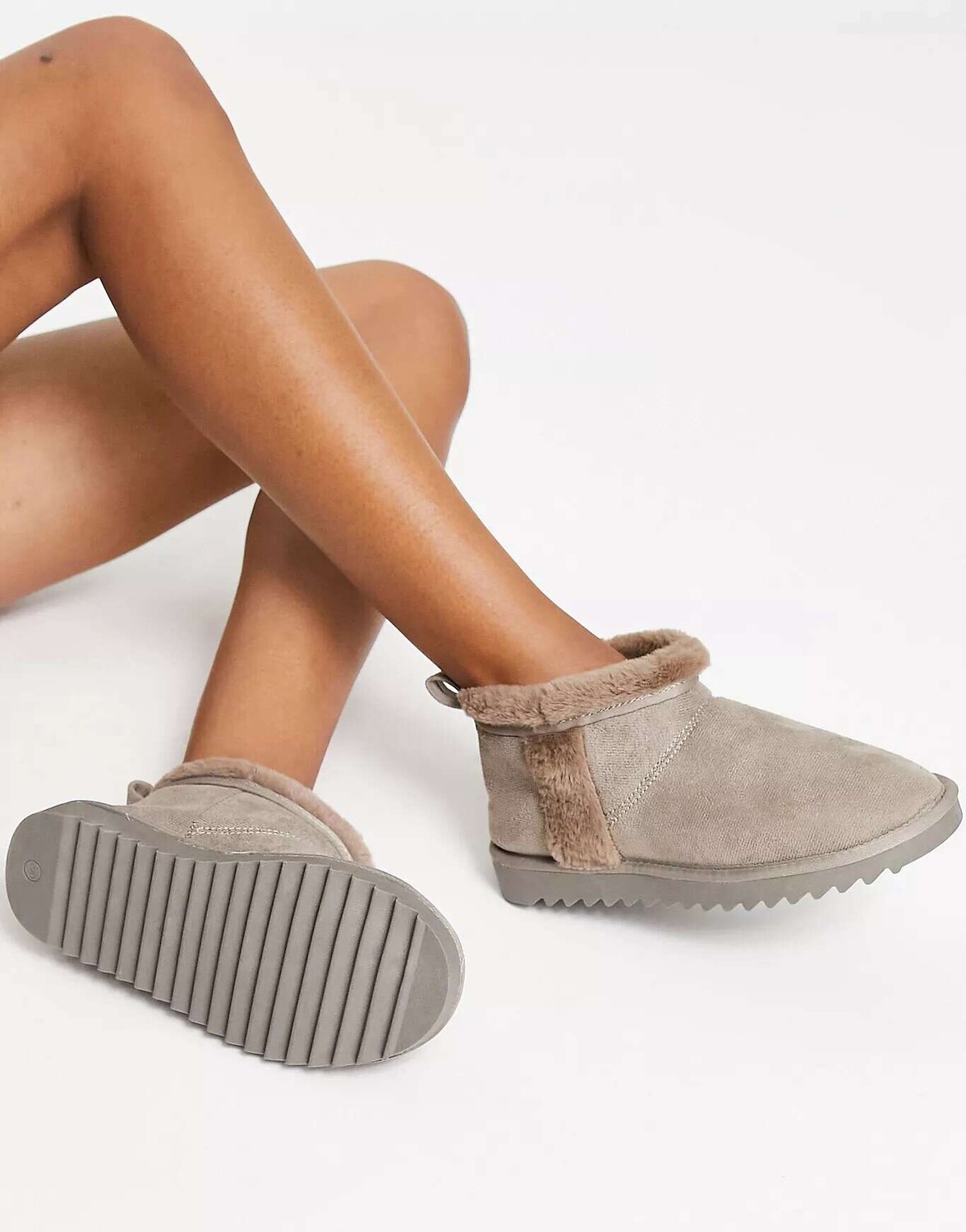 

Темно-коричневые тапочки ASOS Zuric