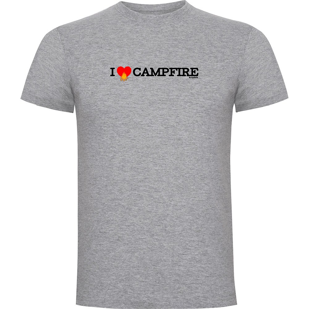 Футболка Kruskis I Love Campfire, серый