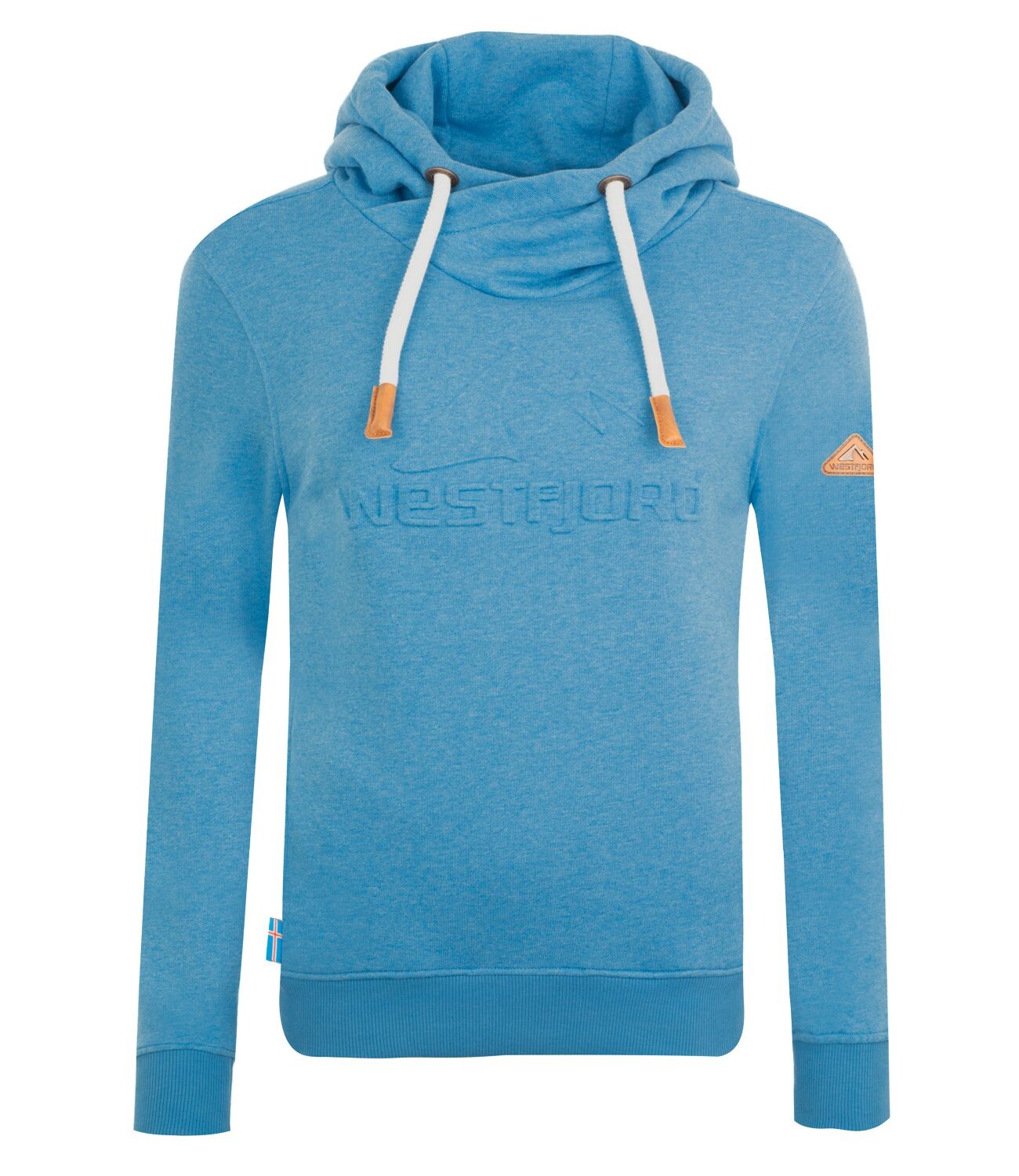 Толстовка Westfjord Kapuzenpulli Hoodie Askja, цвет Mittelblau