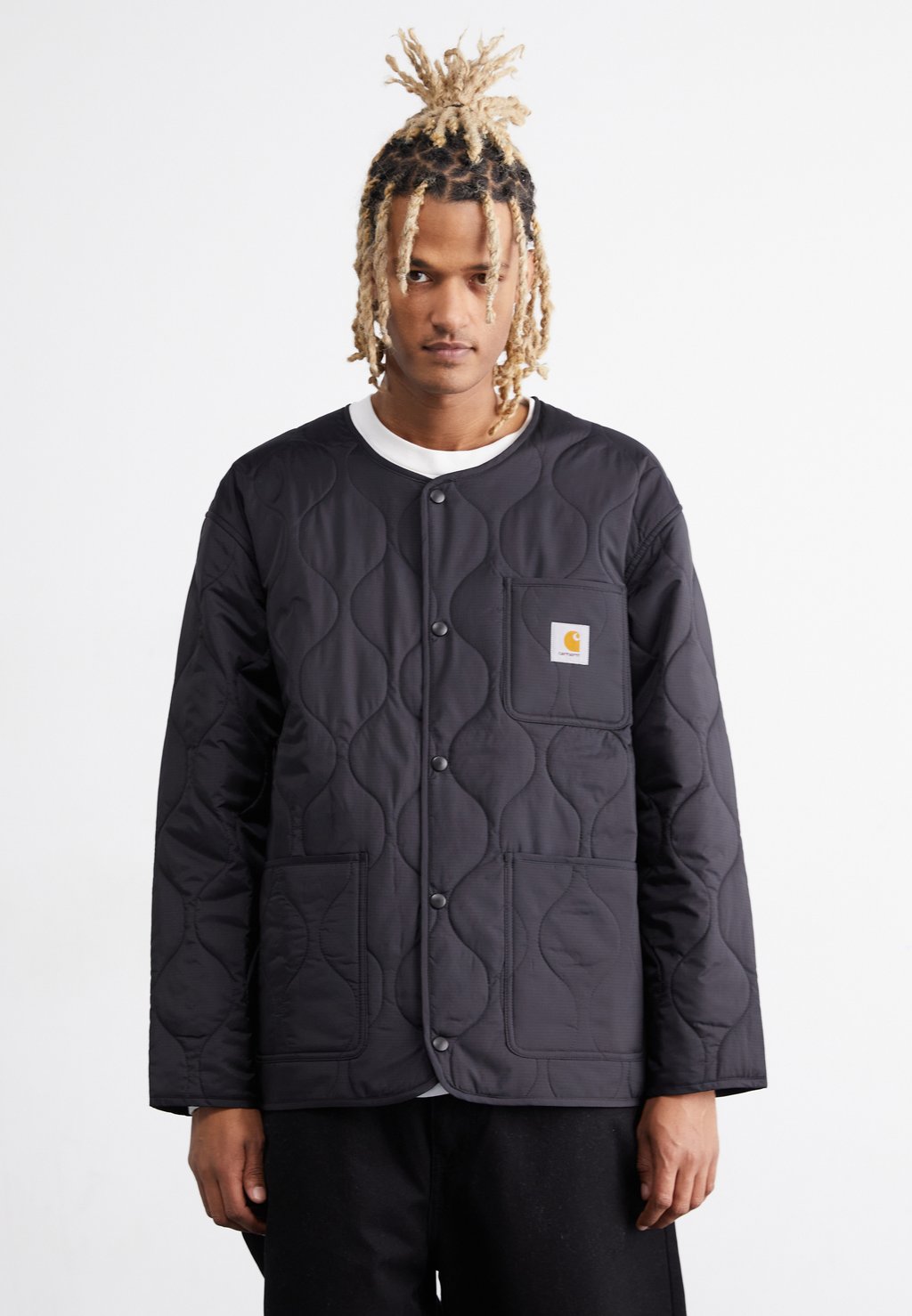 цена Легкая куртка SKYTON LINER Carhartt WIP, цвет black