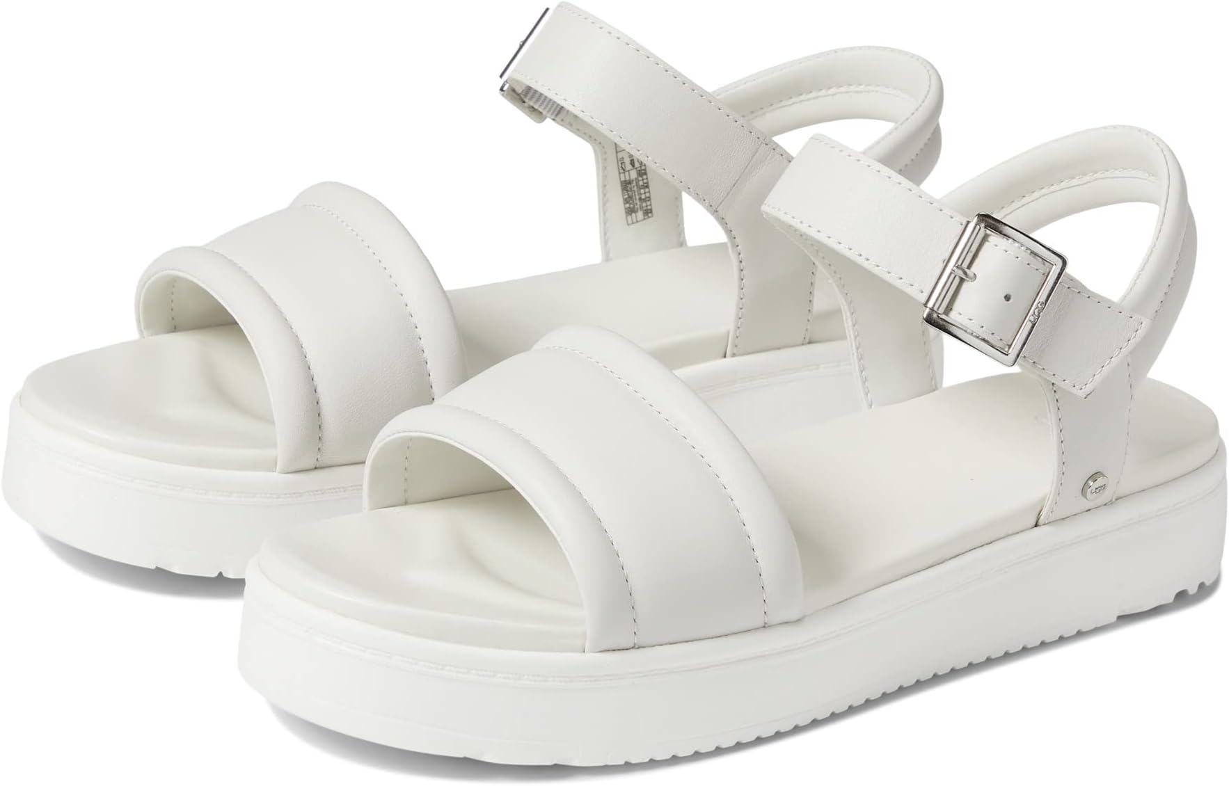 

Босоножки Zayne Ankle Strap UGG, белая кожа