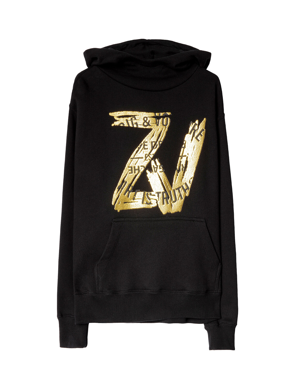 

Толстовка из фольги Wallace ZV Blason Zadig Voltaire, черный