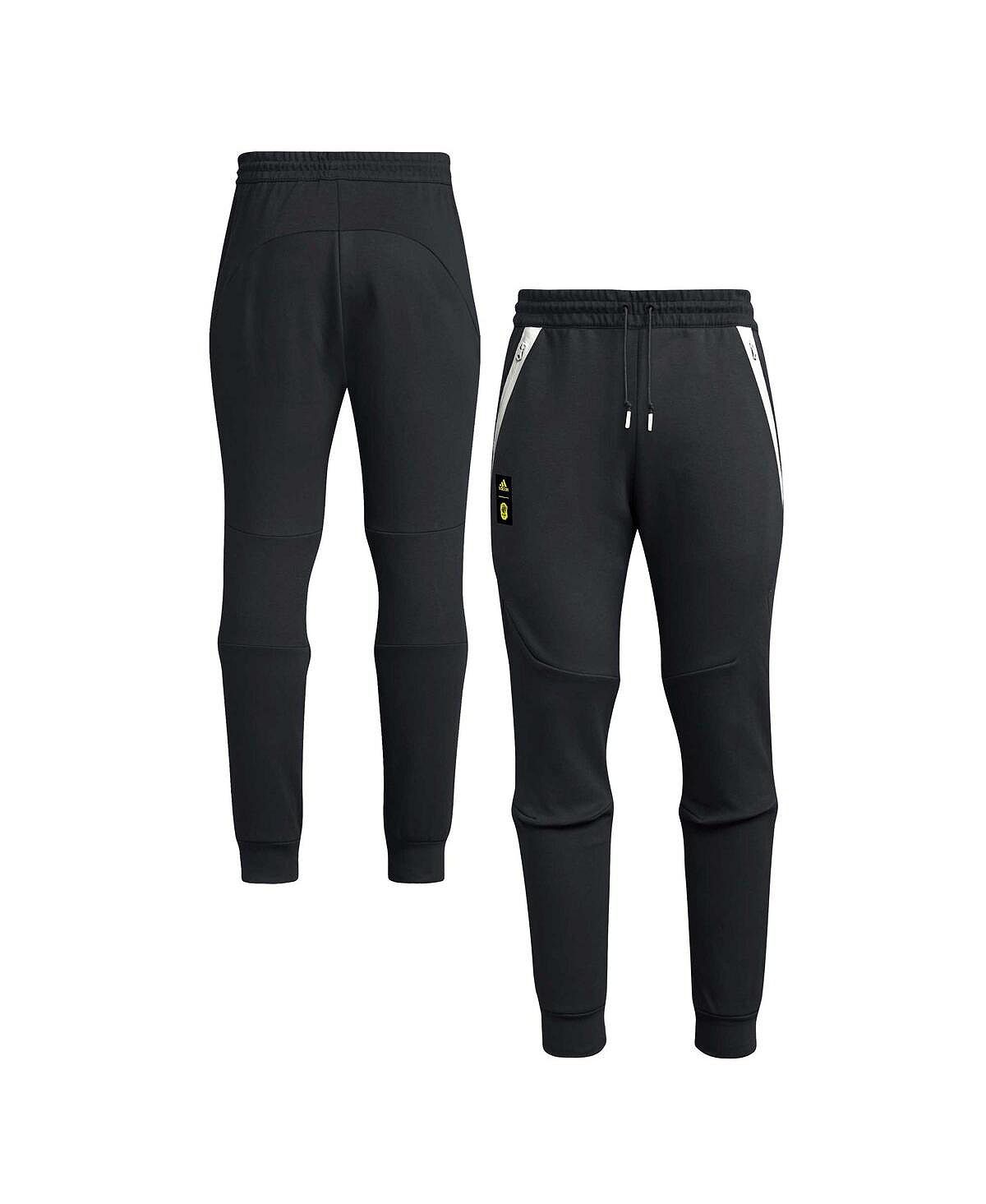 Мужские черные дорожные брюки Player 2023 Nashville SC Club adidas