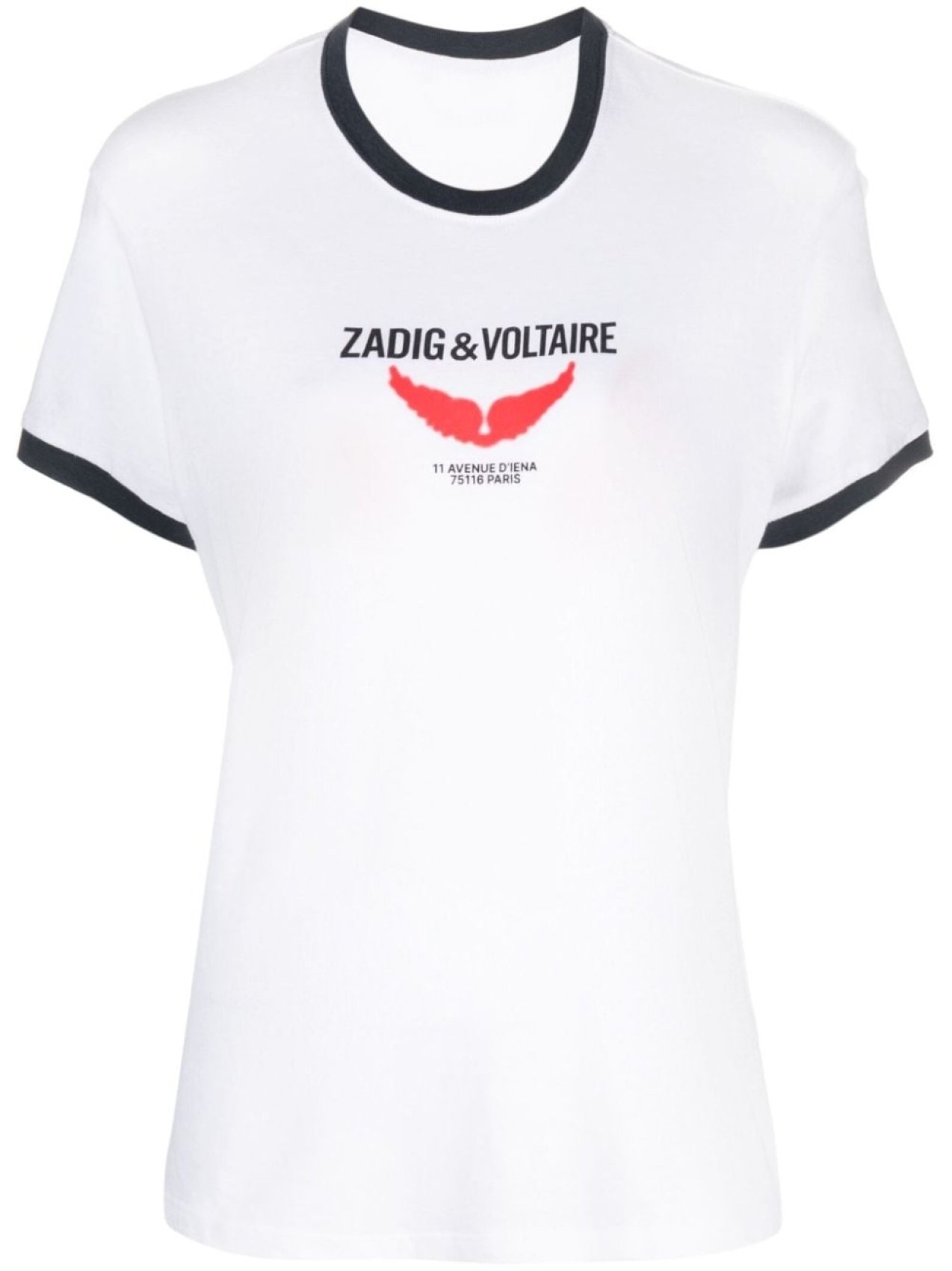 

Zadig&Voltaire футболка с принтом Zoe Wings Liberté, белый