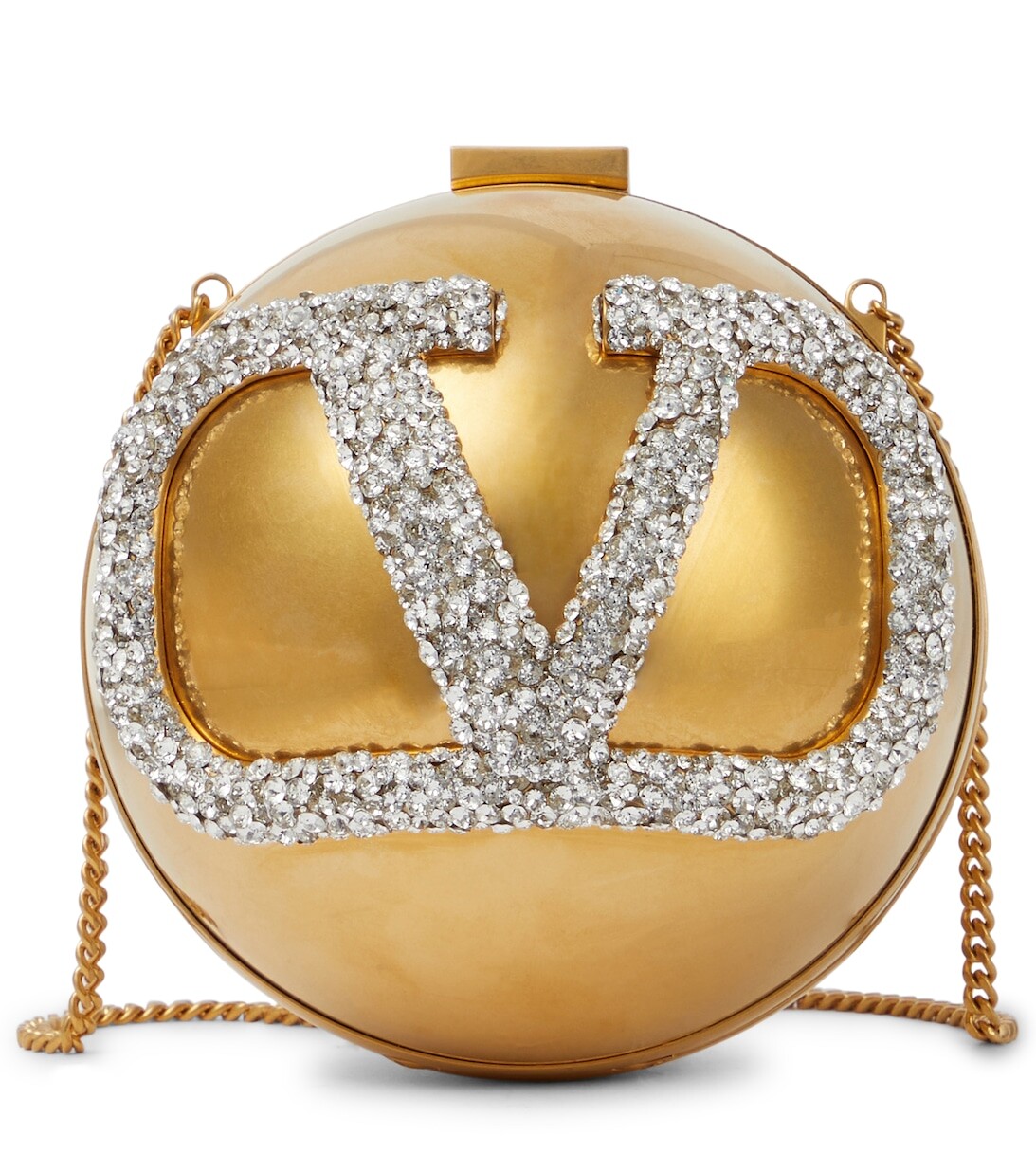 

Клатч с логотипом VLogo Valentino Garavani, золотой, Желтый, Клатч с логотипом VLogo Valentino Garavani, золотой