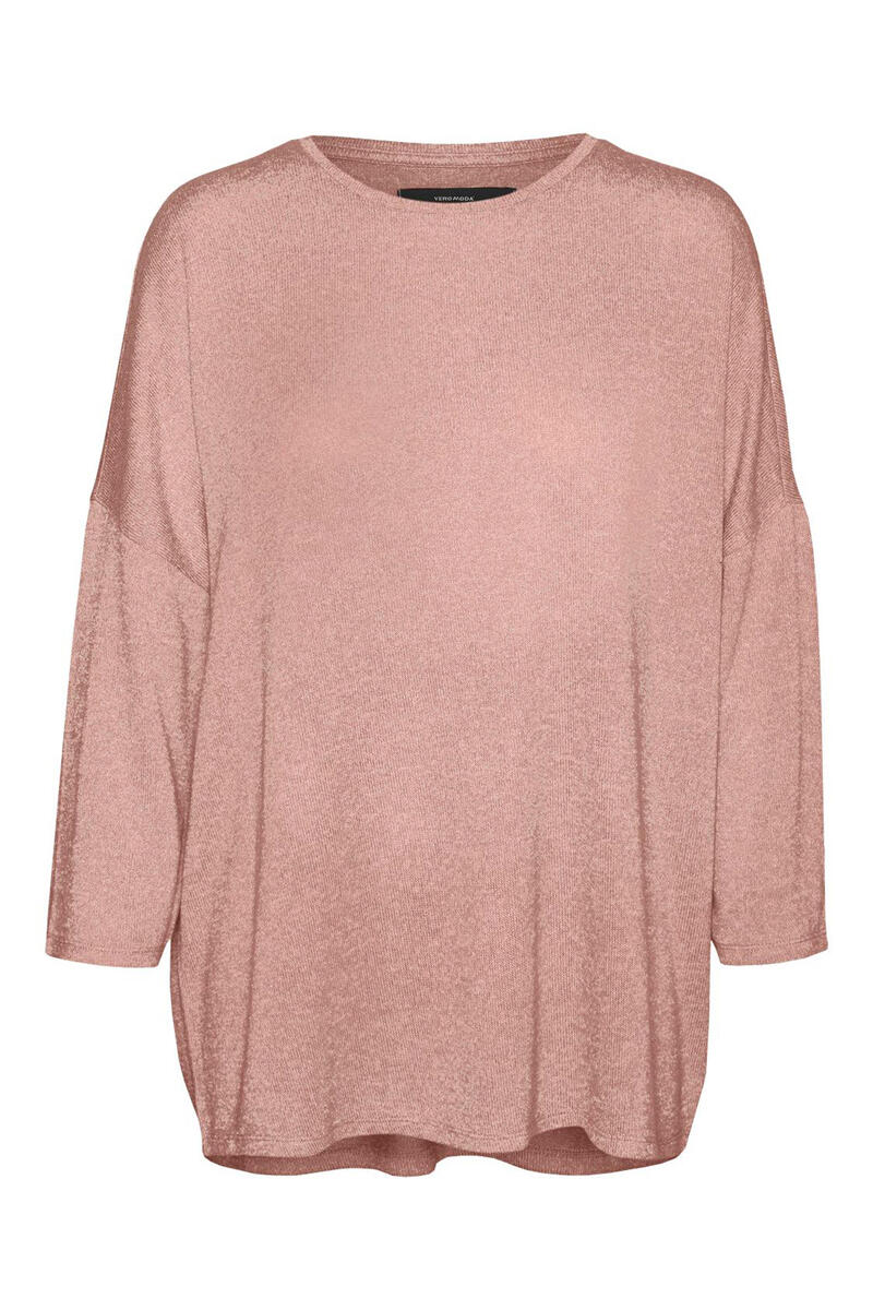 Женский свободный пуловер с рукавом 3/4 Vero Moda, розовый