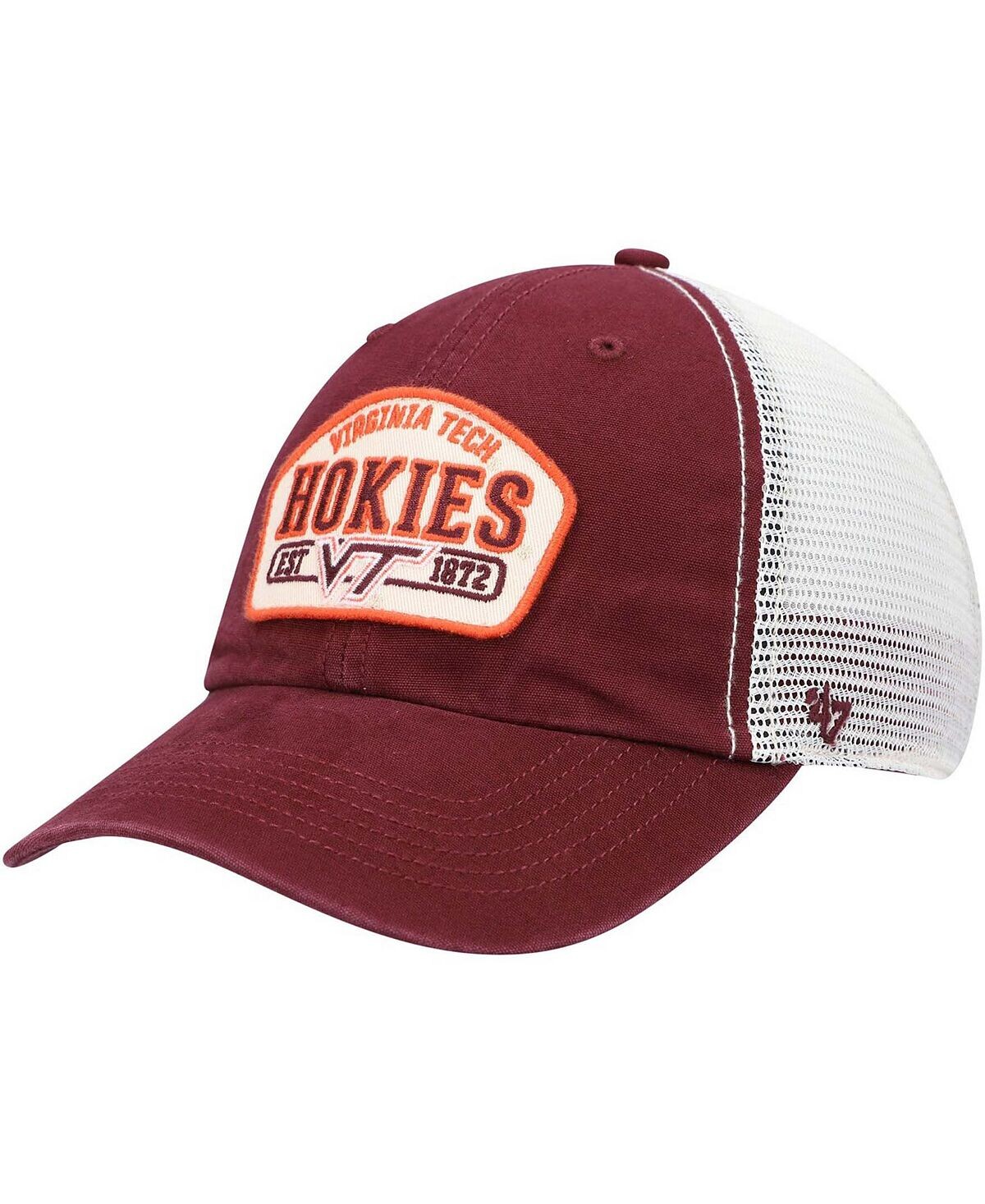 

Мужская бордовая кепка Virginia Tech Hokies Penwald Trucker Snapback '47 Brand