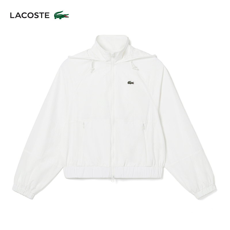 

Куртка женская Lacoste с капюшоном, белый