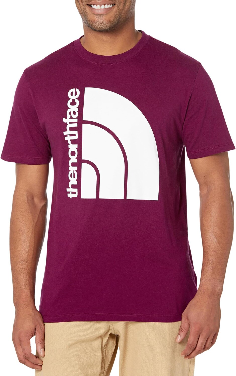

Футболка Jumbo с коротким рукавом и половиной купола The North Face, цвет Boysenberry/TNF White