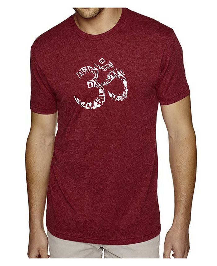 Мужская футболка премиум-класса Word Art — символ Ом LA Pop Art, красный фусу л альманах индуизм и буддизм краткая энциклопедия