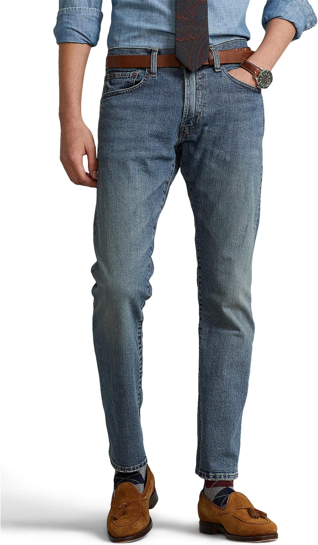 Джинсы Varick Slim Straight Jeans Polo Ralph Lauren, цвет Dixon Light dixon d dinosaurs
