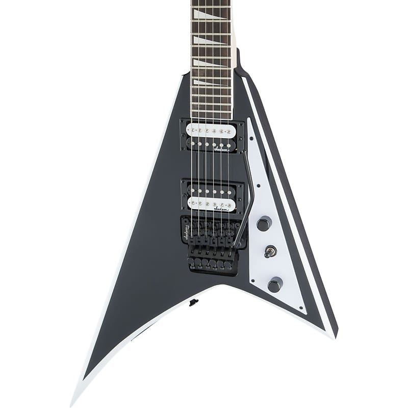 Электрогитара Jackson JS Series Rhoads JS32 Electric Guitar, Black with White Bevels электрогитара jackson js32 king v white with black bevels