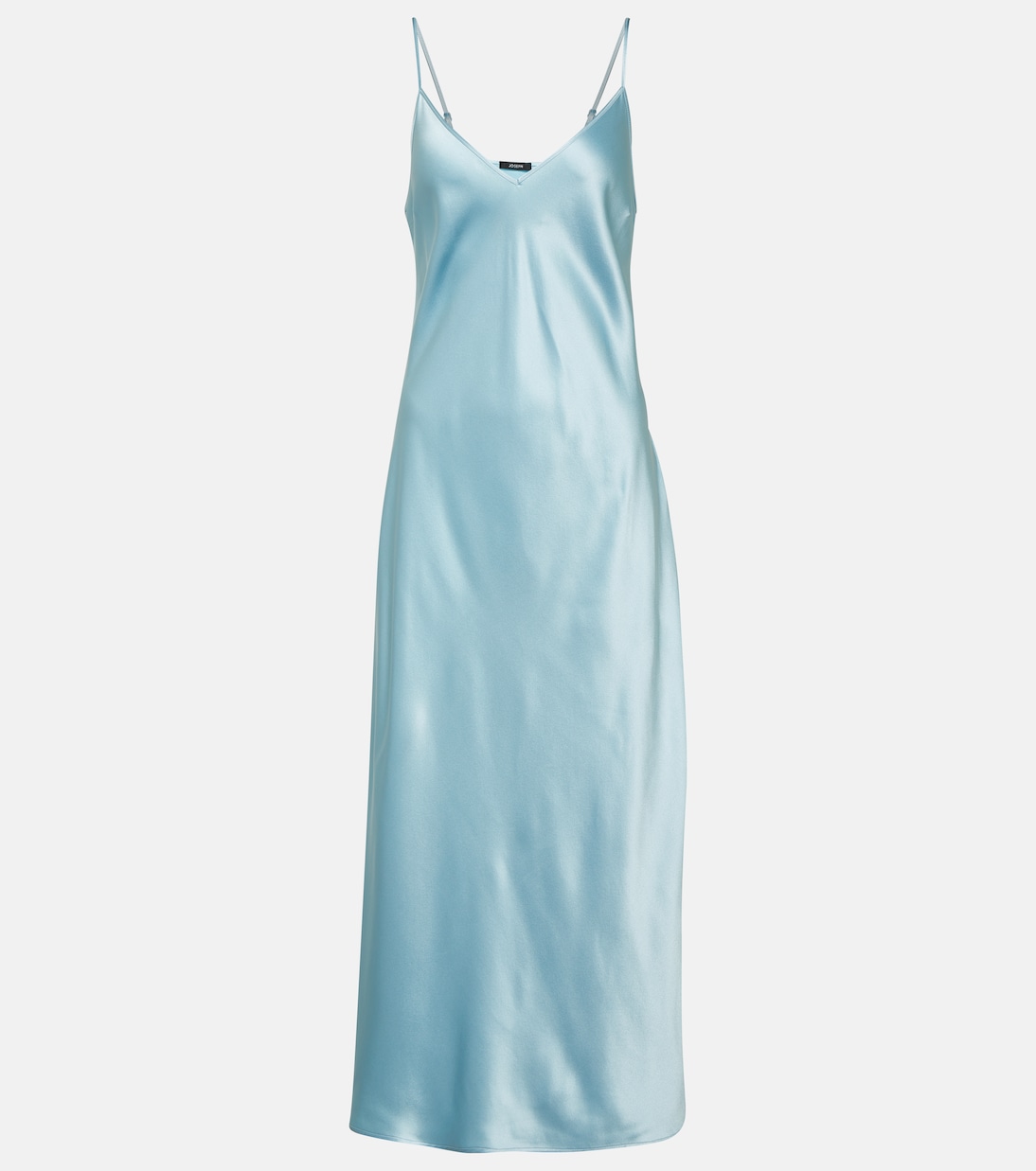 Платье-комбинация clea из шелкового атласа Joseph, синий