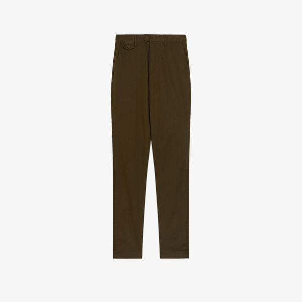 

Фактурные брюки Haydae узкого кроя из эластичного хлопка Ted Baker, хаки