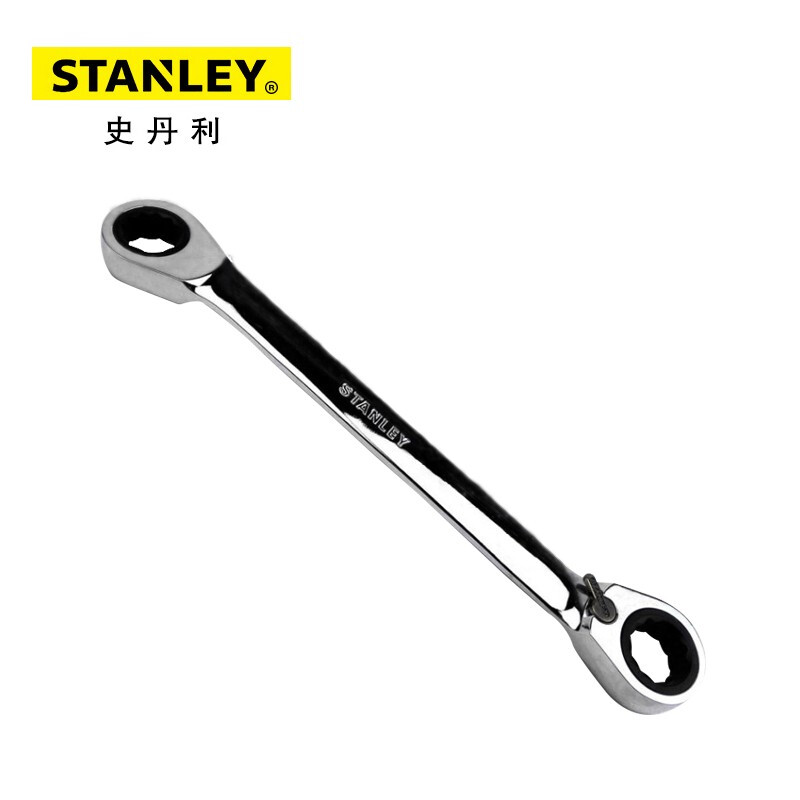 Stanley 91-590-1L-22 Ключ с храповым механизмом с двумя звездами и двусторонним храповым механизмом British, 5/16 дюйма x 3/8 дюйма