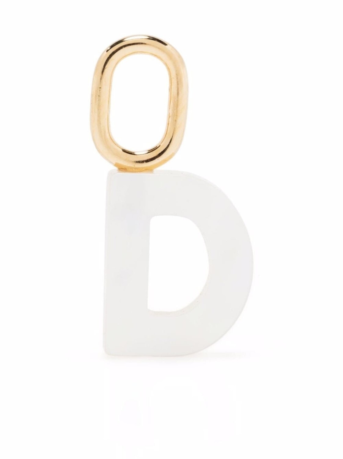 

Подвеска Lucid Letter D из позолоченного серебра Maria Black, белый