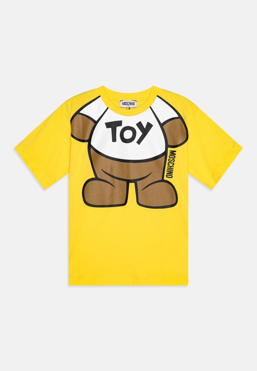 

Футболка с принтом Maxi Unisex MOSCHINO, цвет cyber yellow