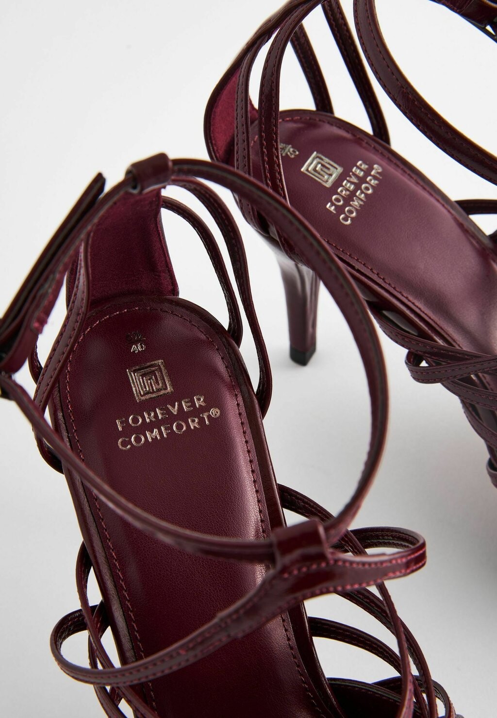 

Туфли на высоком каблуке FOREVER COMFORT CAGE CLOSED POINT TOE STRAPPY REGULAR FIT Next, красный