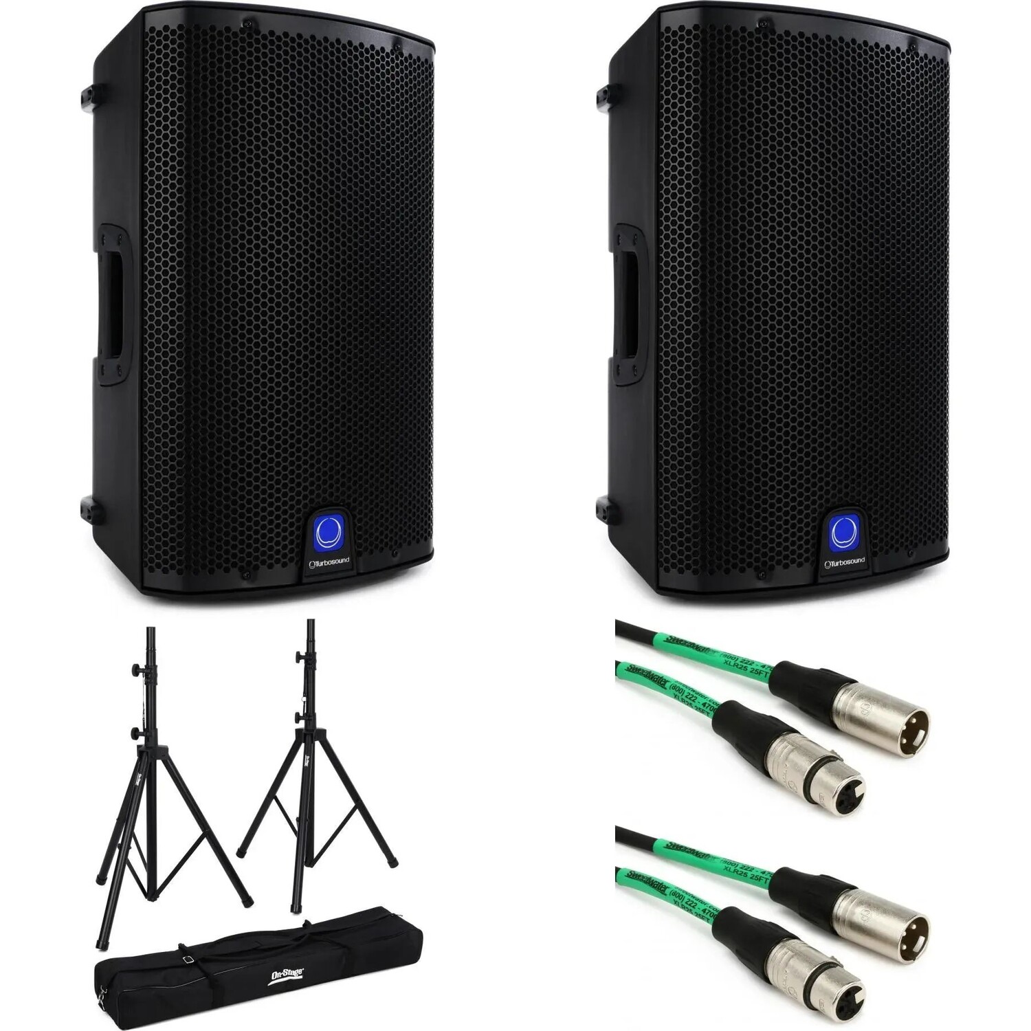 

Turbosound iQ10 2500 Вт 10-дюймовый активный динамик (пара) в комплекте со стойкой