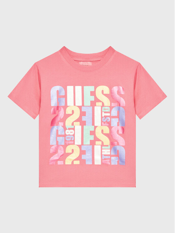 

Футболка свободного покроя Guess, розовый