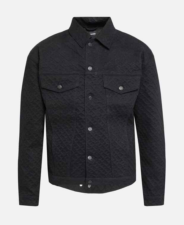 

Джинсовая куртка Boss Black, черный