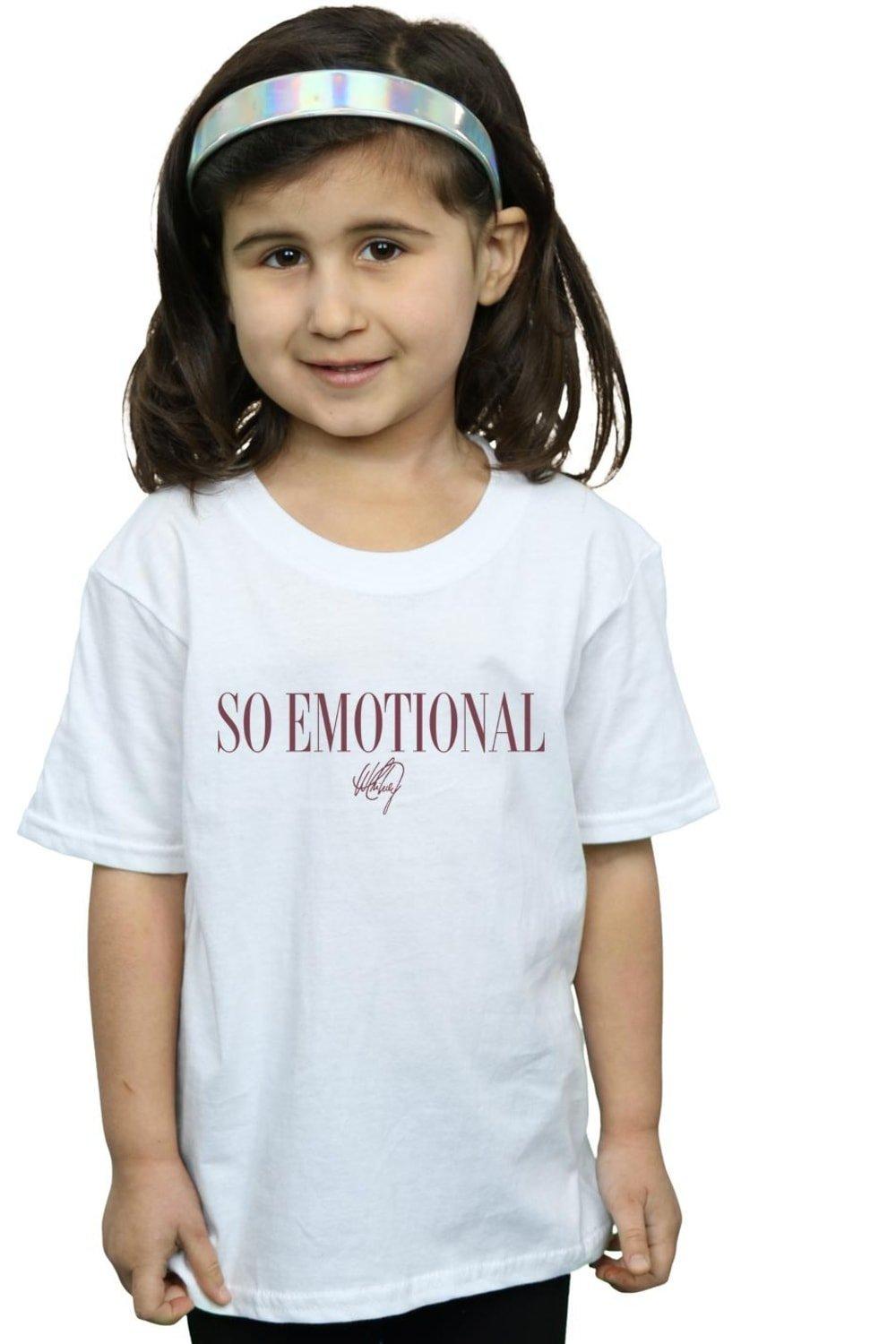 Хлопковая футболка So Emotional Whitney Houston, белый хлопковая футболка в стиле 90 х годов whitney houston белый