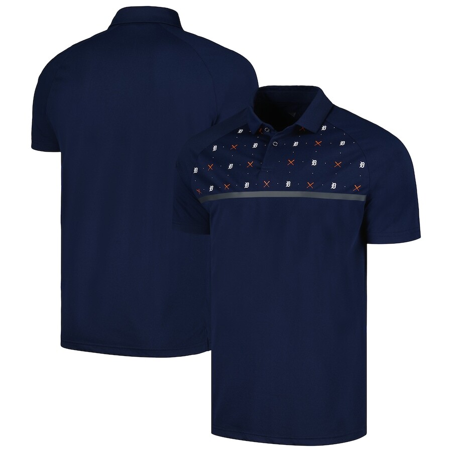 

Поло с коротким рукавом Levelwear Detroit Tigers, нави