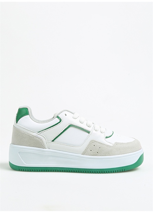 Бело-зеленые женские кроссовки Fabrika кроссовки женские зеленые