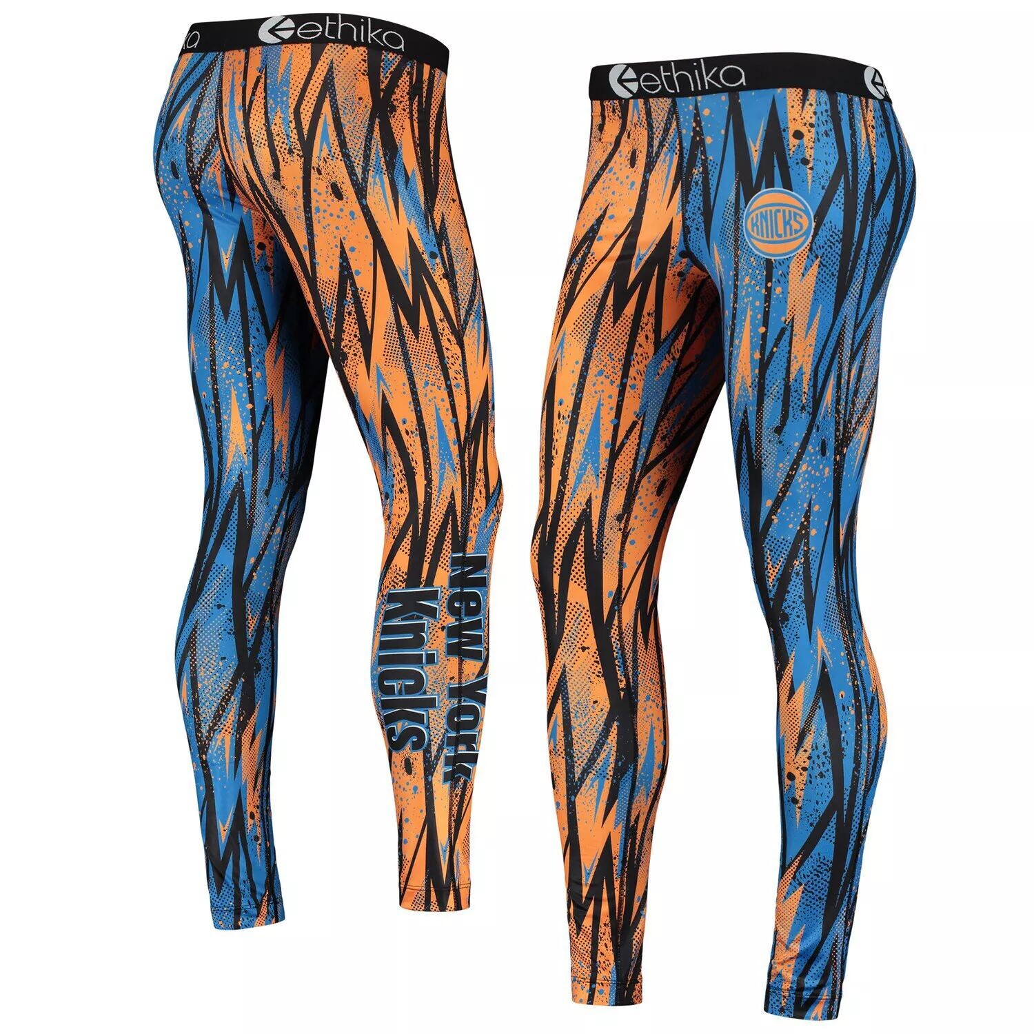 

Женские классические леггинсы Ethika оранжевого/синего цвета New York Knicks