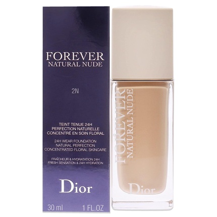 Christian Dior Dior Forever Natural Nude Тональный крем 2N Нейтральный женский тональный крем 1 унция тональный крем для лица dior forever natural nude 30 мл