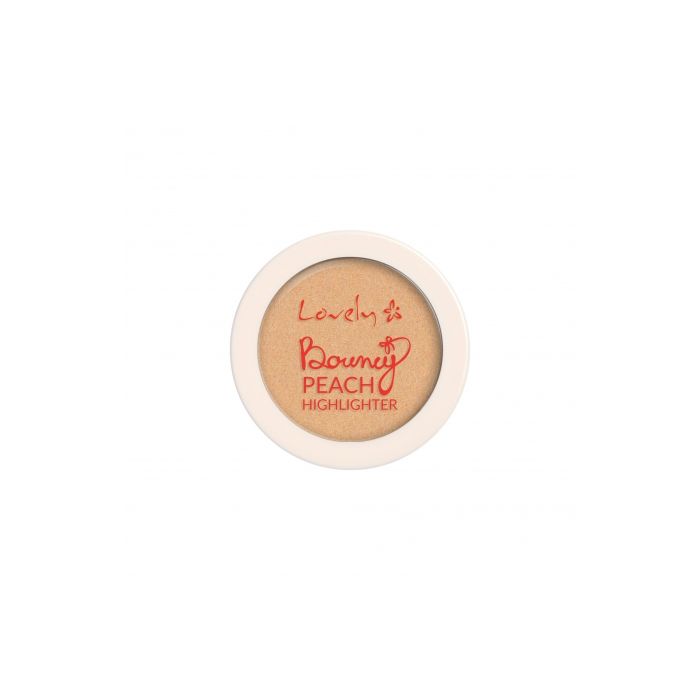 Хайлайтер Bouncy Peach Highlighter Lovely Makeup, Beige рассыпчатый хайлайтер для лица loose highlighter 6г золотое сияние