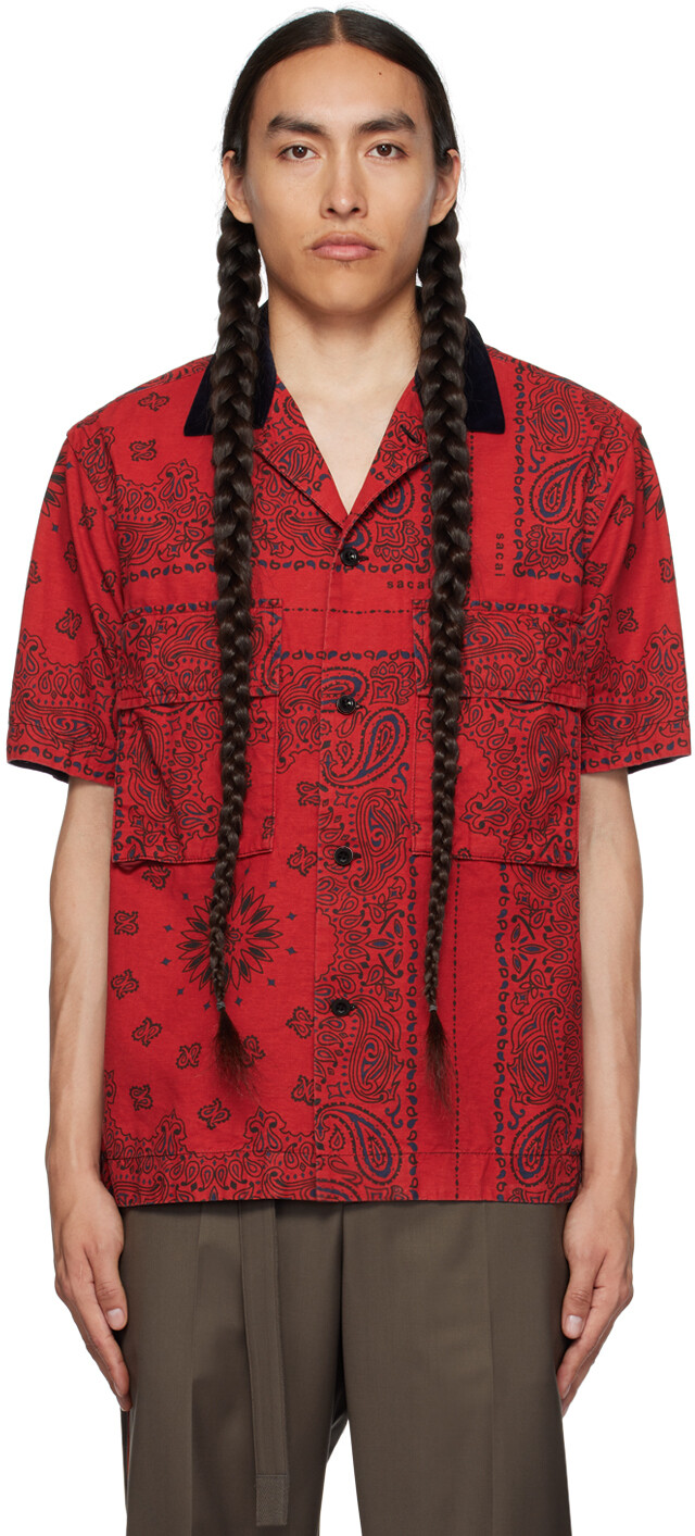 

Красная бандана sacai
