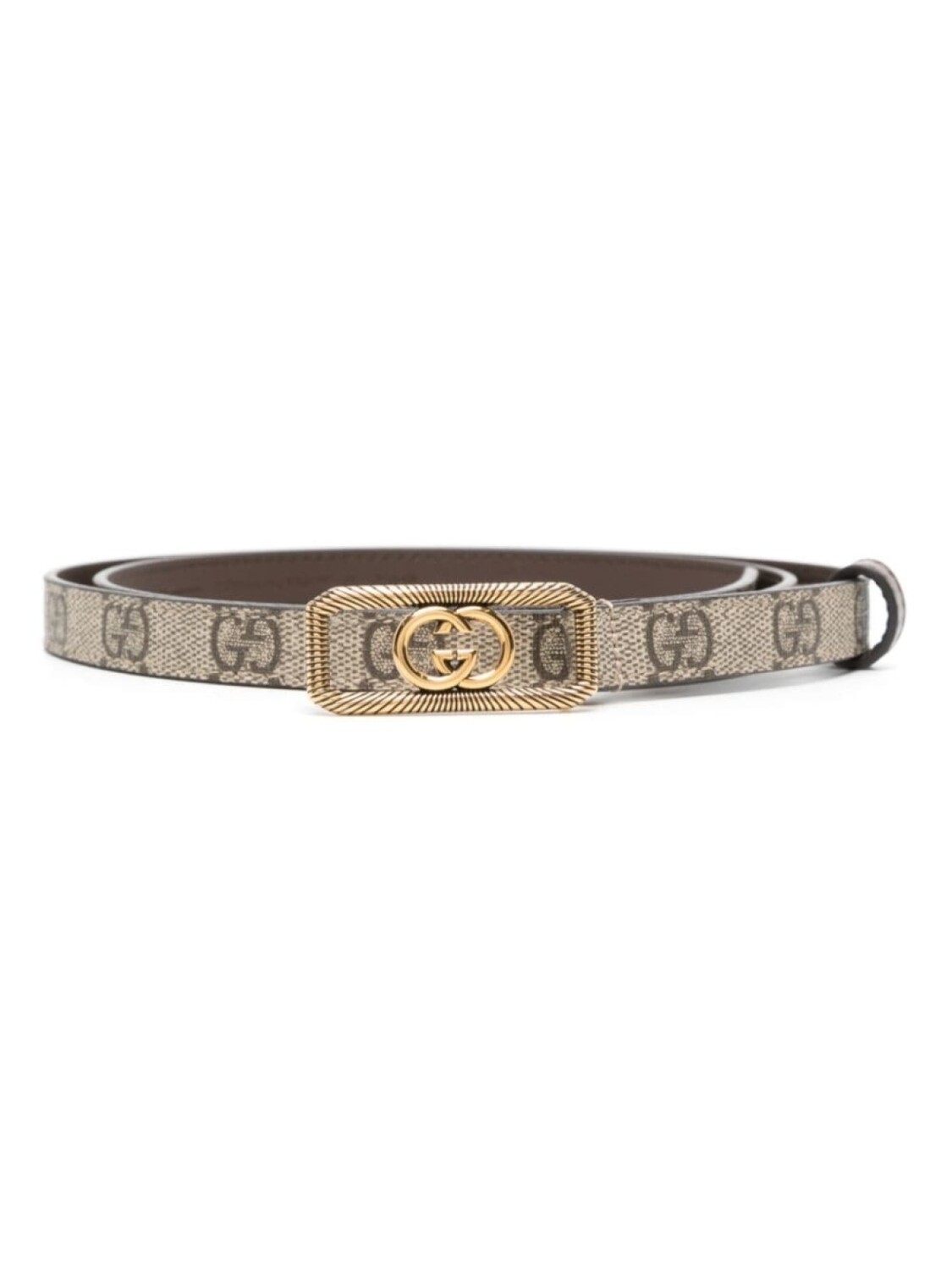 

Gucci ремень с пряжкой Interlocking G, нейтральный цвет