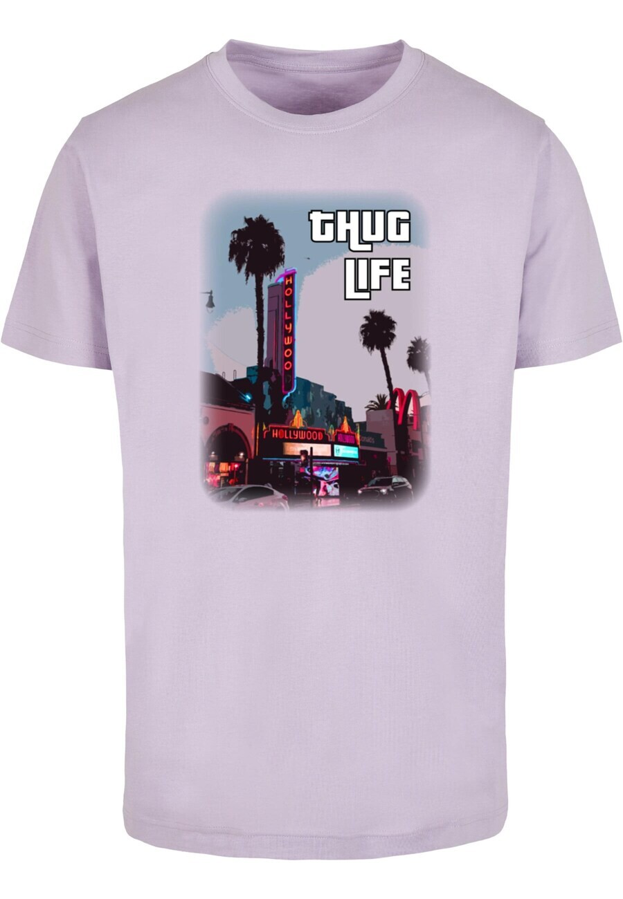 

Футболка Merchcode GRAND THUG LIFE, светло-фиолетовый