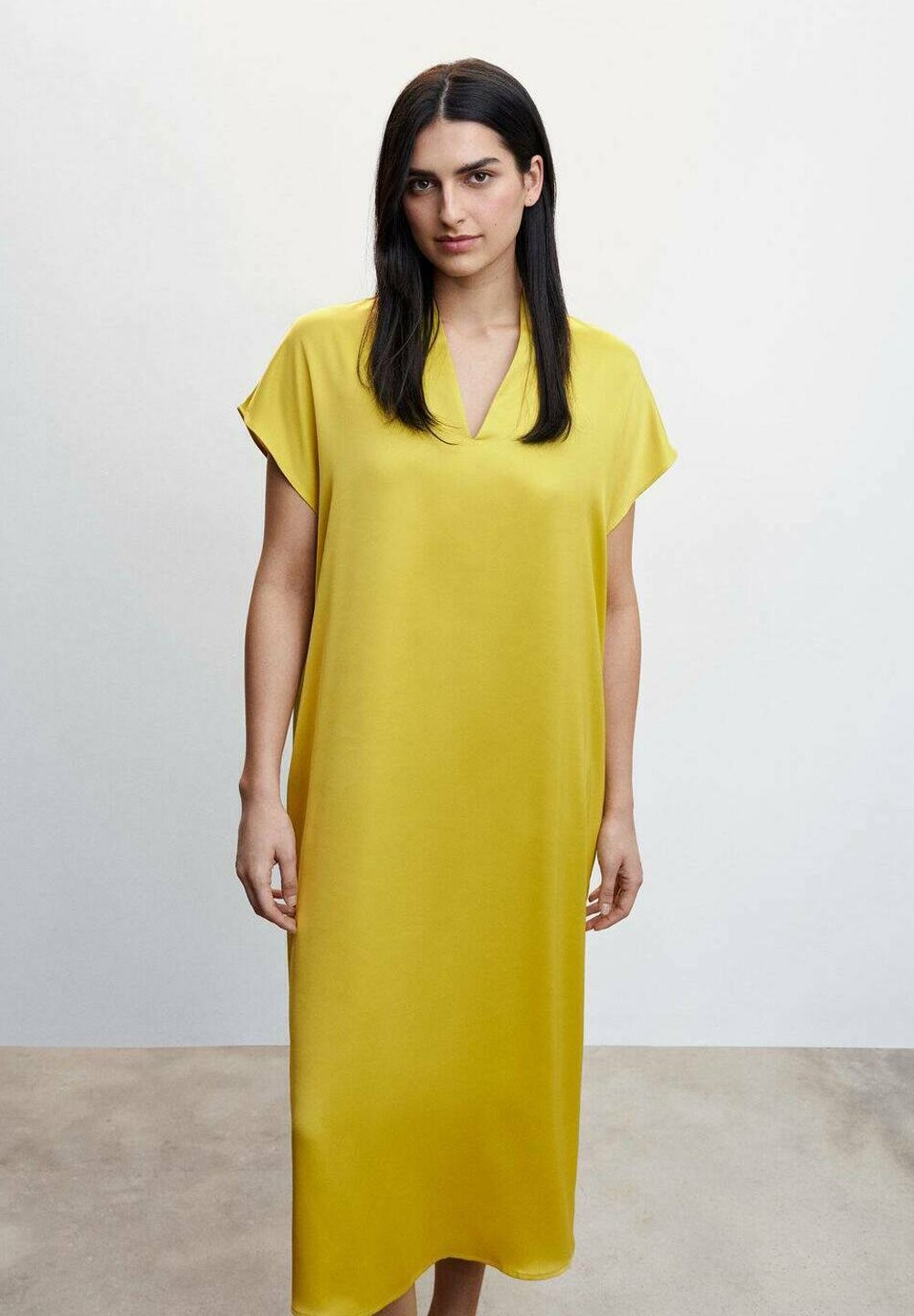 

Летнее платье Mango, желтый