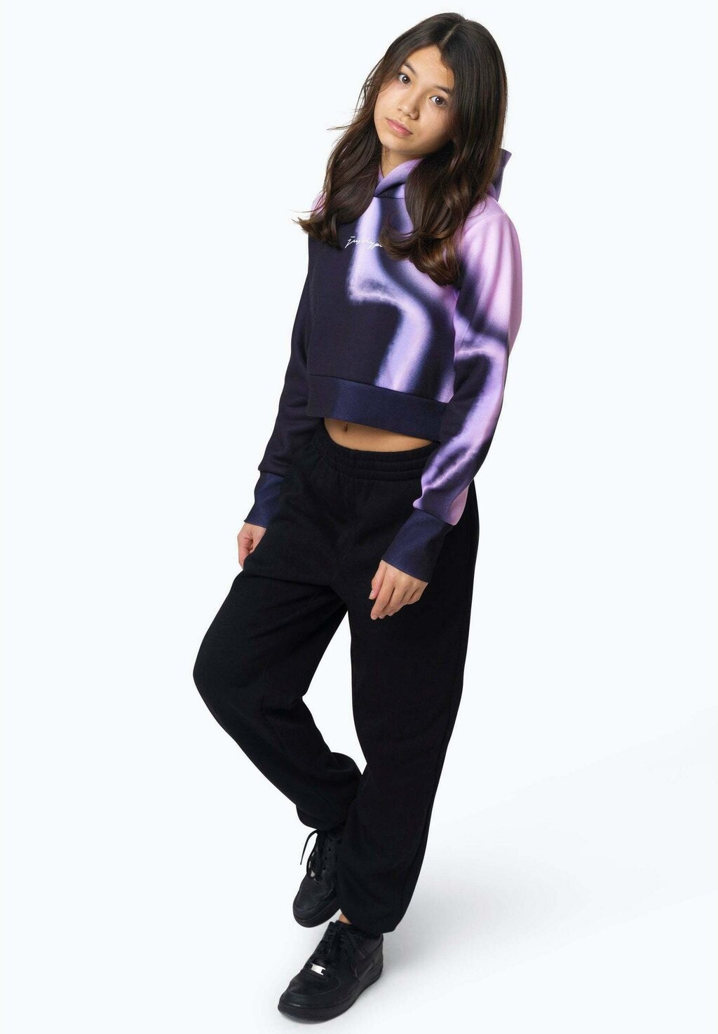 

Толстовка SPRAY CROP Hype, цвет blue pink