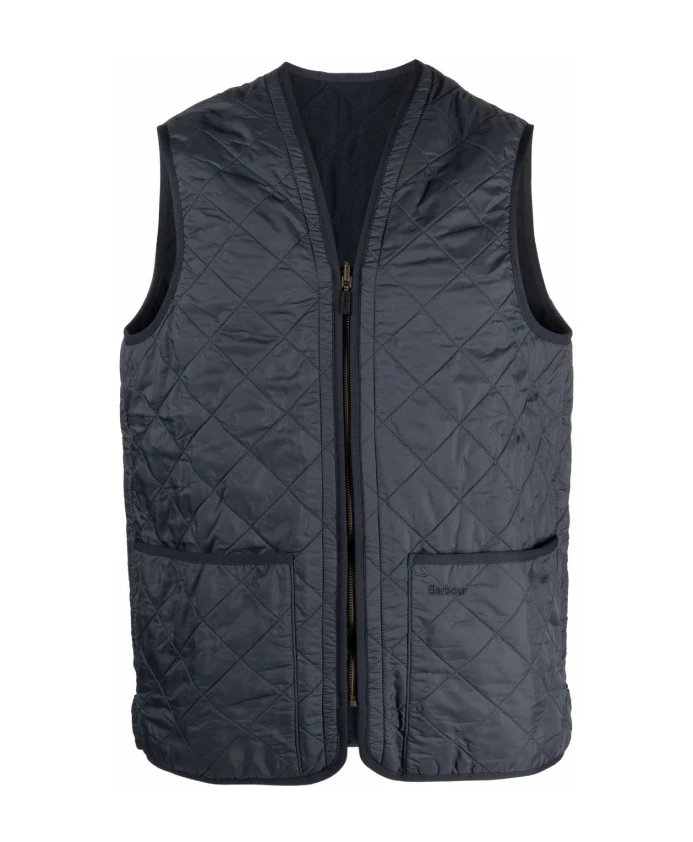 

Стеганый жилет свитер Barbour, синий