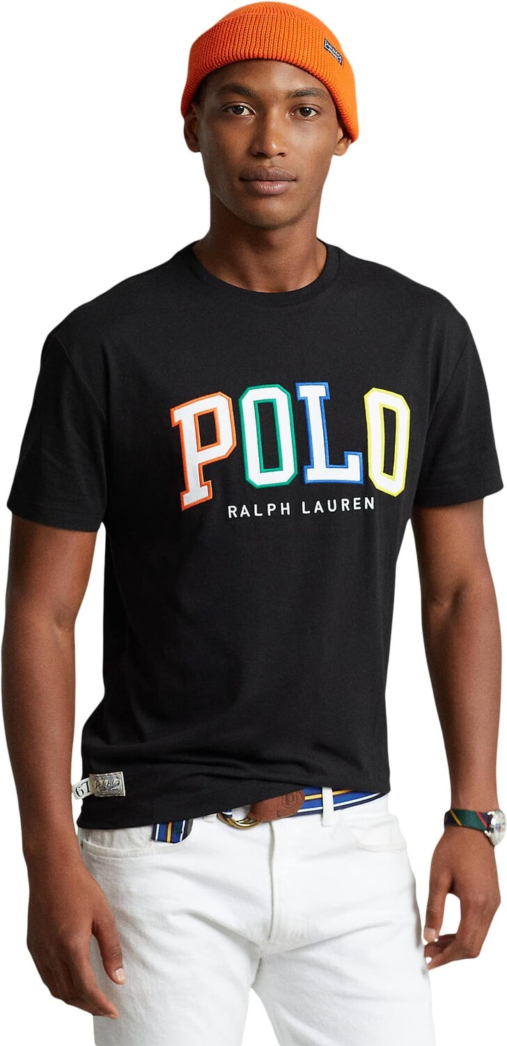 

Классическая футболка из джерси с логотипом Polo Ralph Lauren, цвет Polo Black