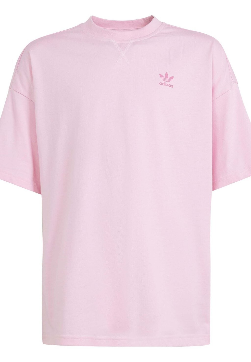 

Футболка с принтом Tee Junior Unisex adidas Originals, цвет true pink
